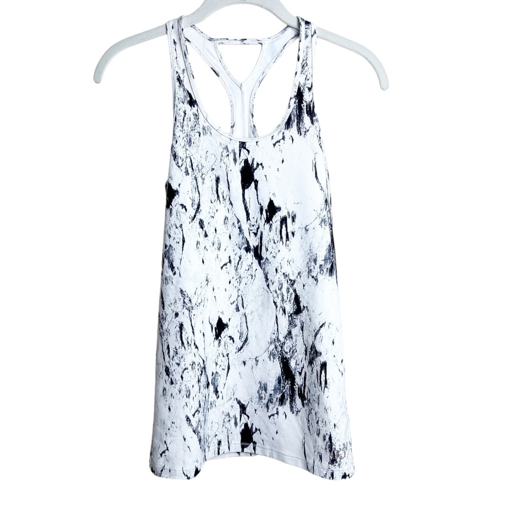 CALIA by Carrie Underwood Black & White Racerback Athketic Tank Top Size XS